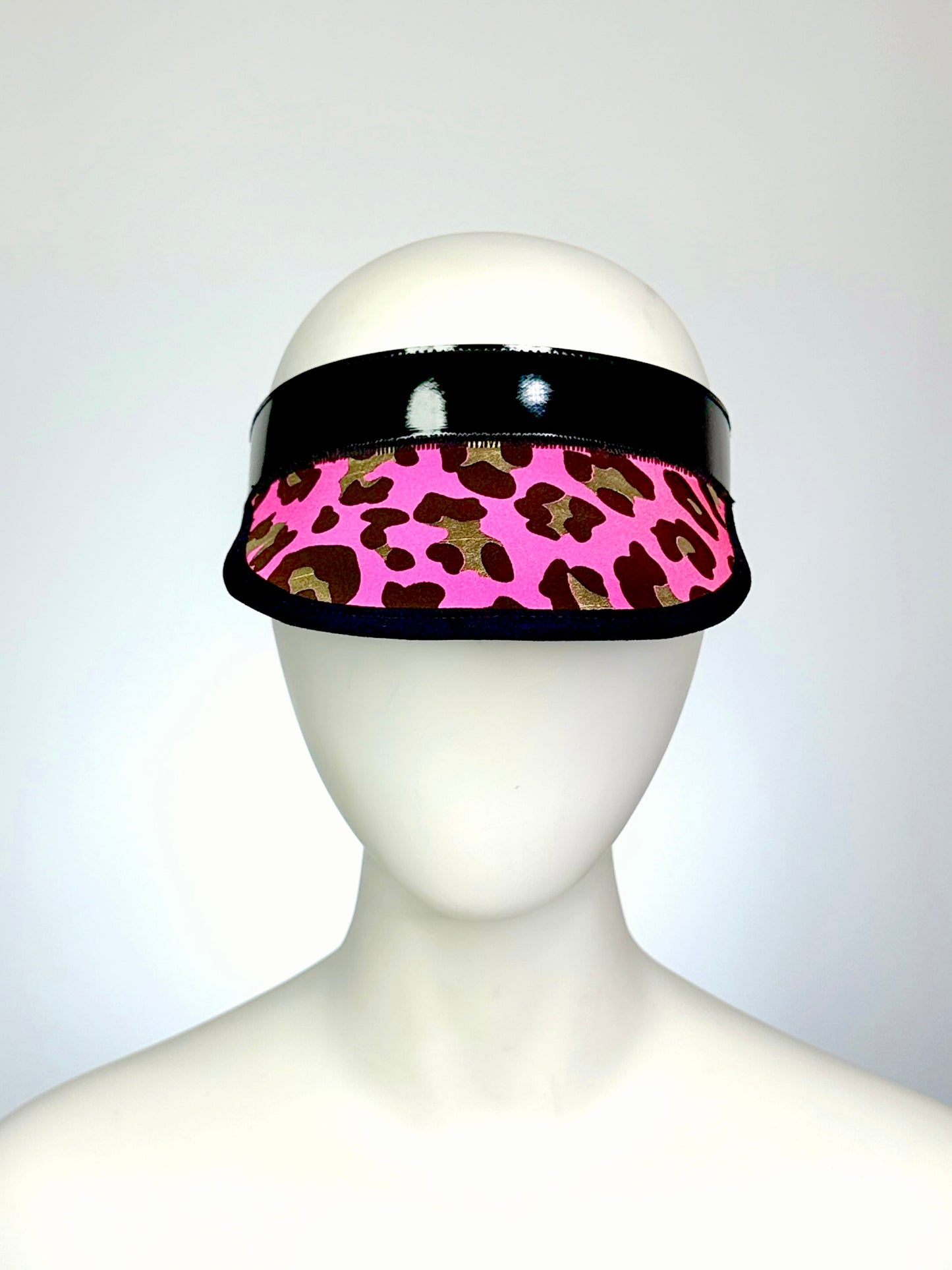 Pink Leopard Visor