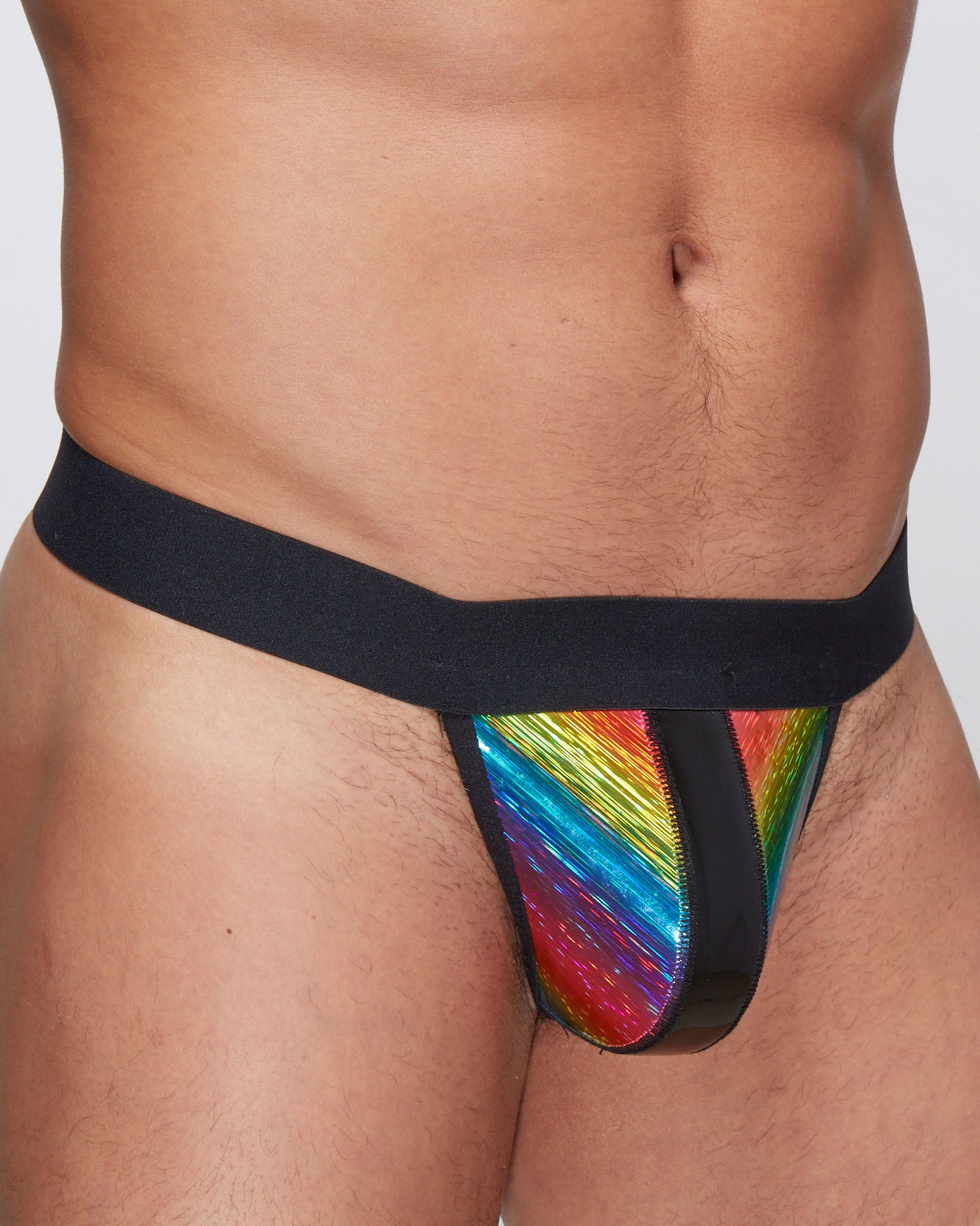 Cupster Thong - Contrast/Rainbow Hologram