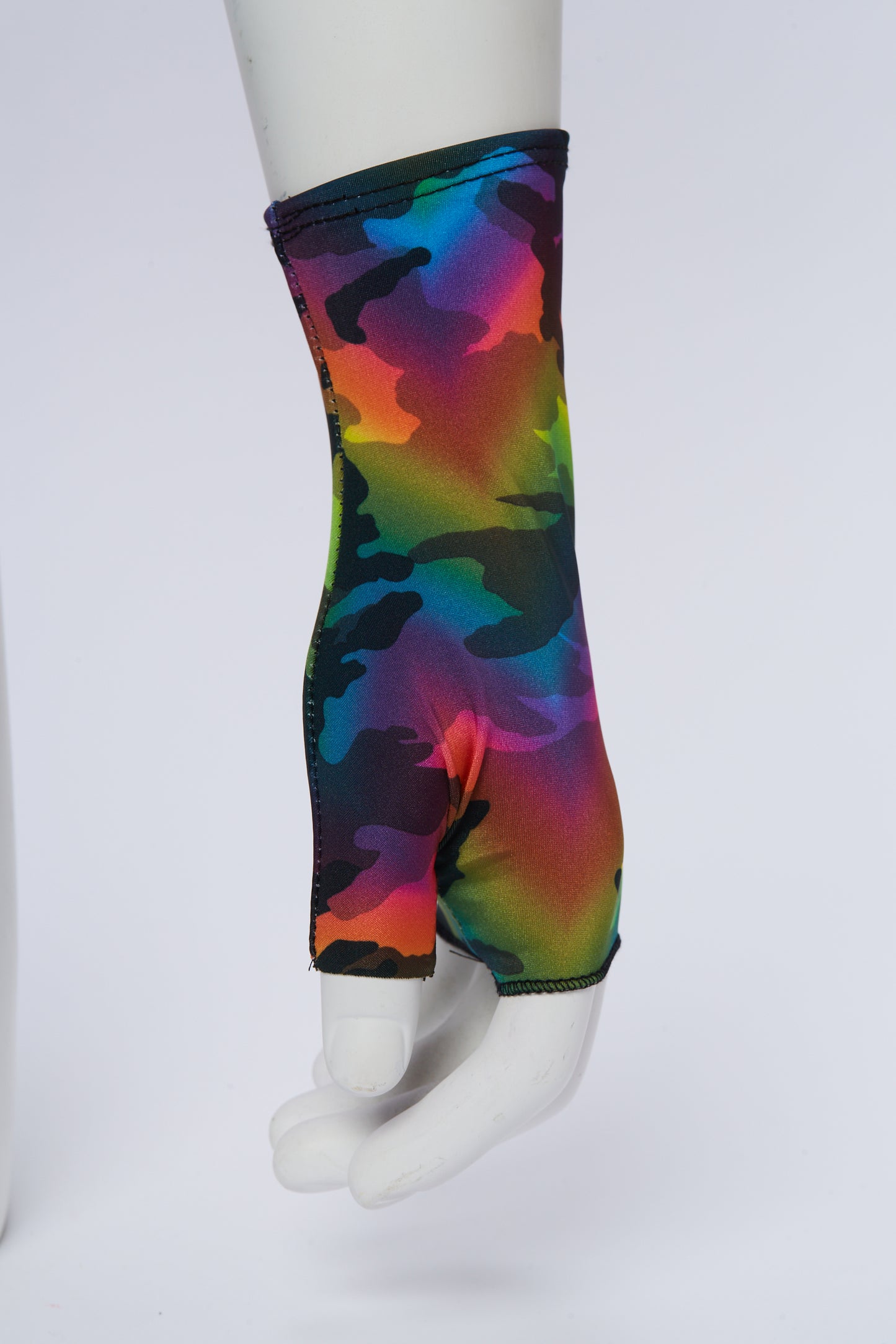 Fingerless Gloves- Rainbow Camouflage