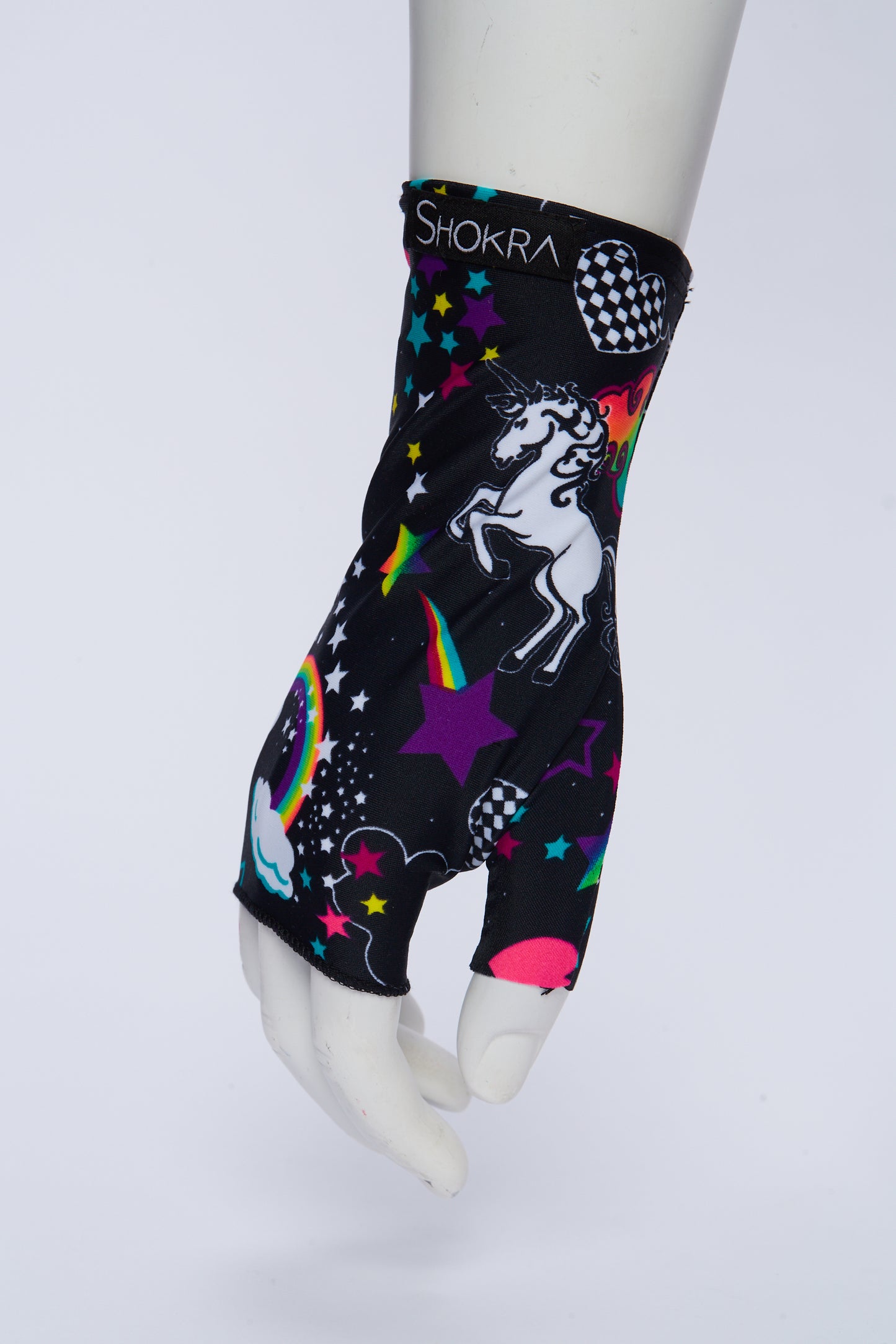 Fingerless Gloves- Rainbow Unicorn