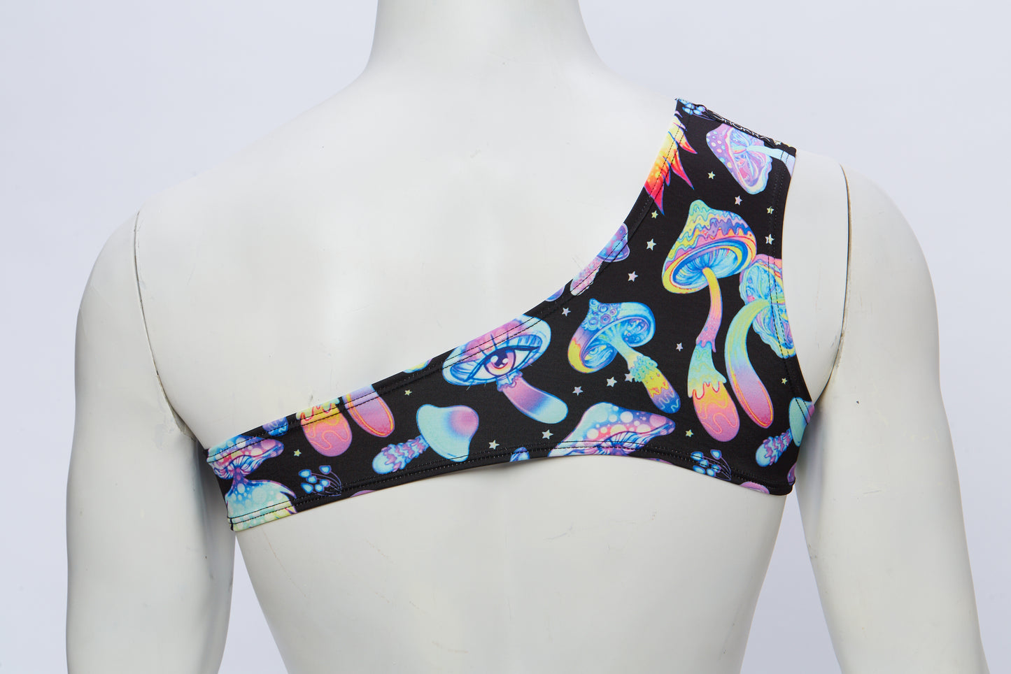 Men's Asymmetrical Harness- Mushroom Dream