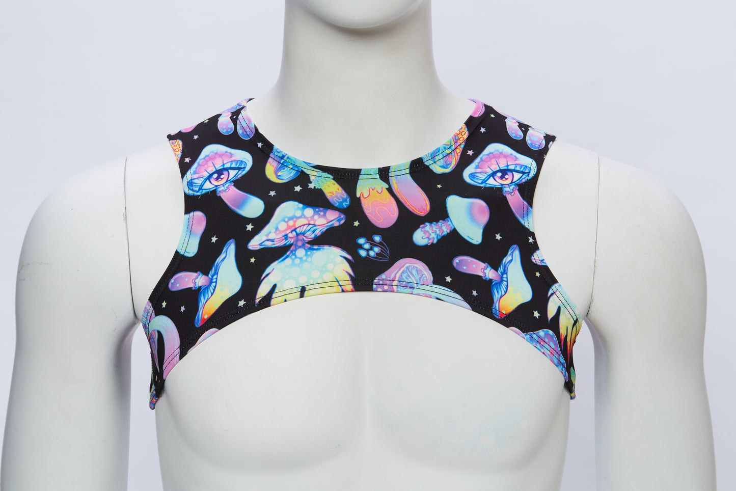 Men's Cropped Harness- Mushroom Dream