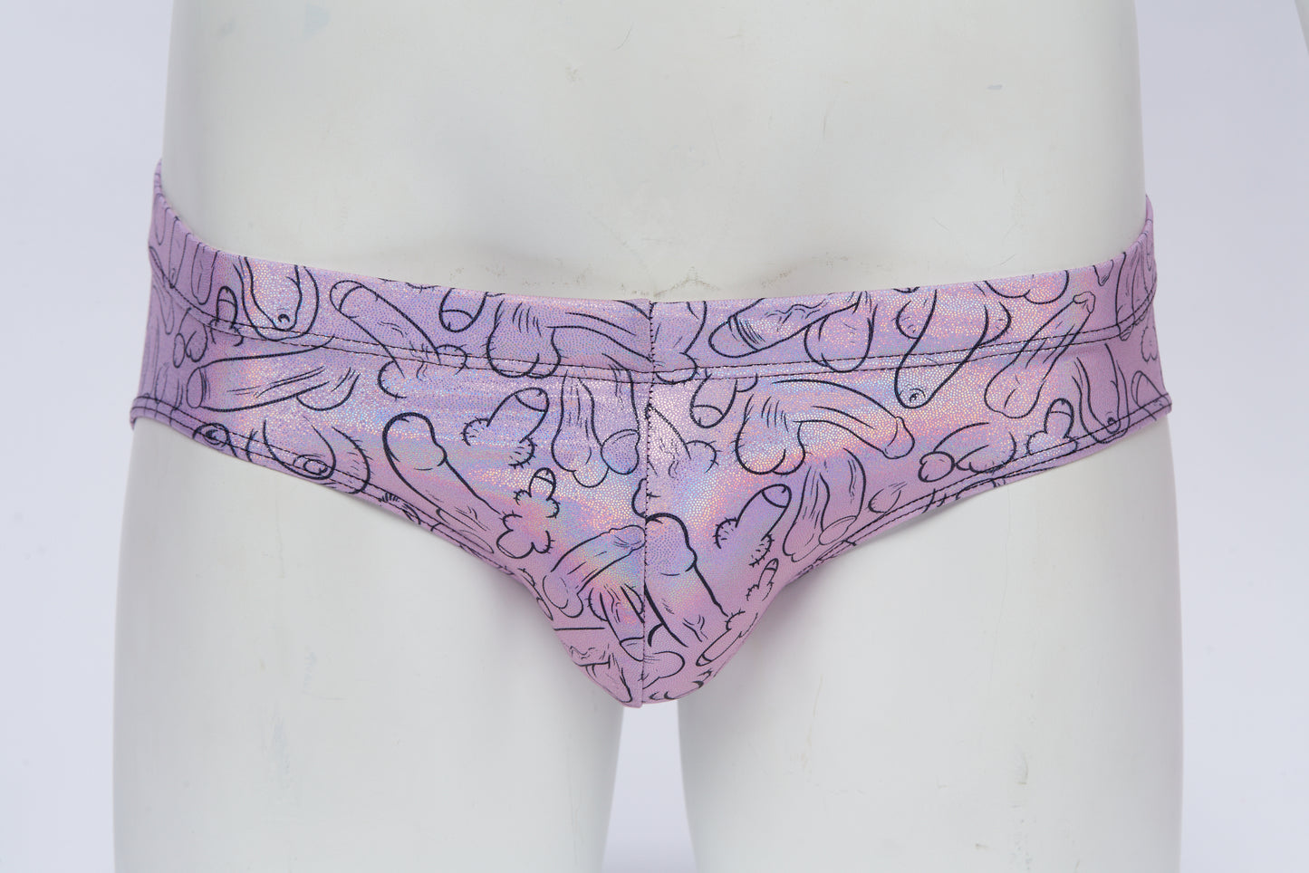 Men's Swim Brief- Hologram Weiner Fest