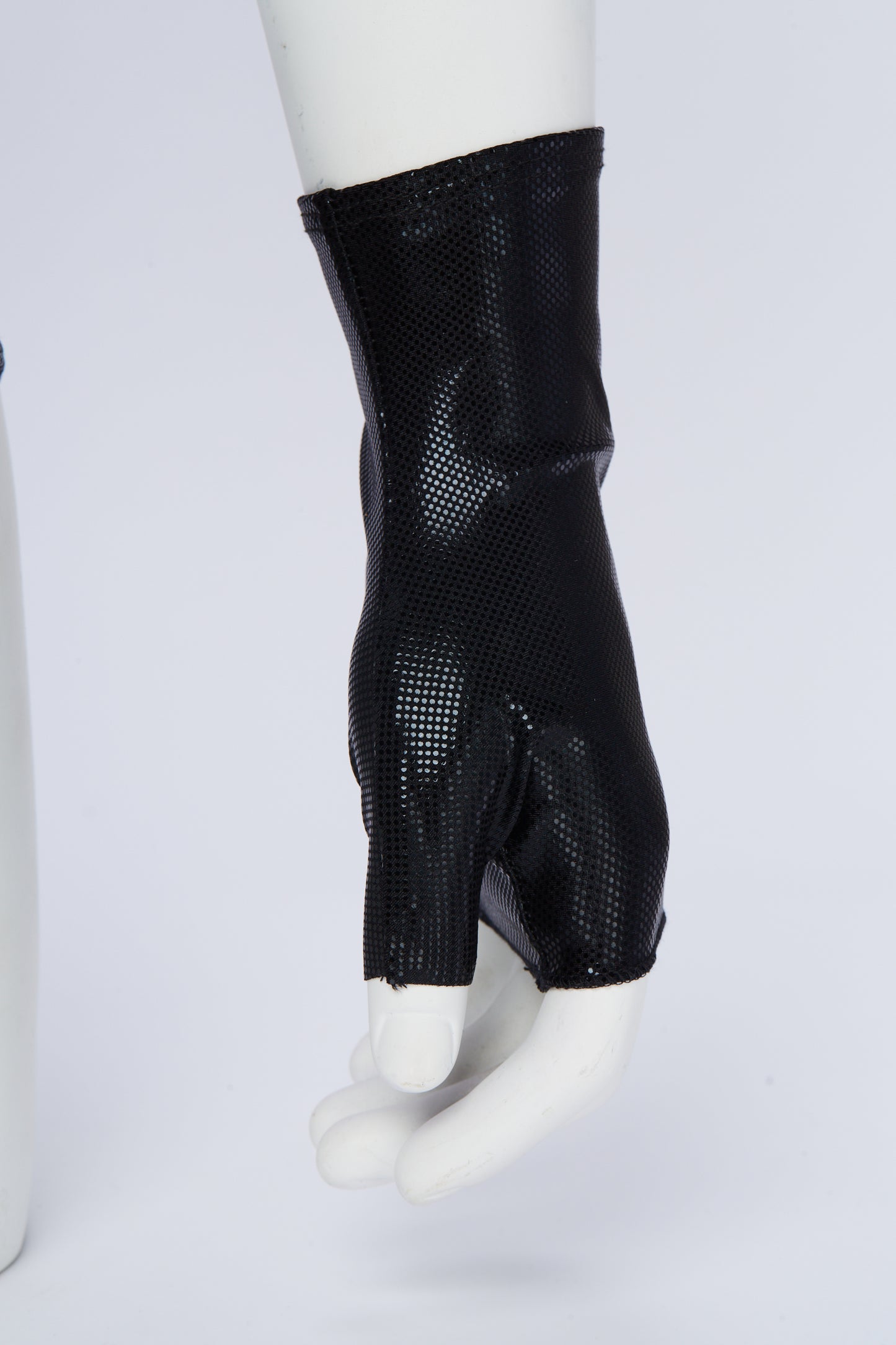 Fingerless Gloves- Wet Black