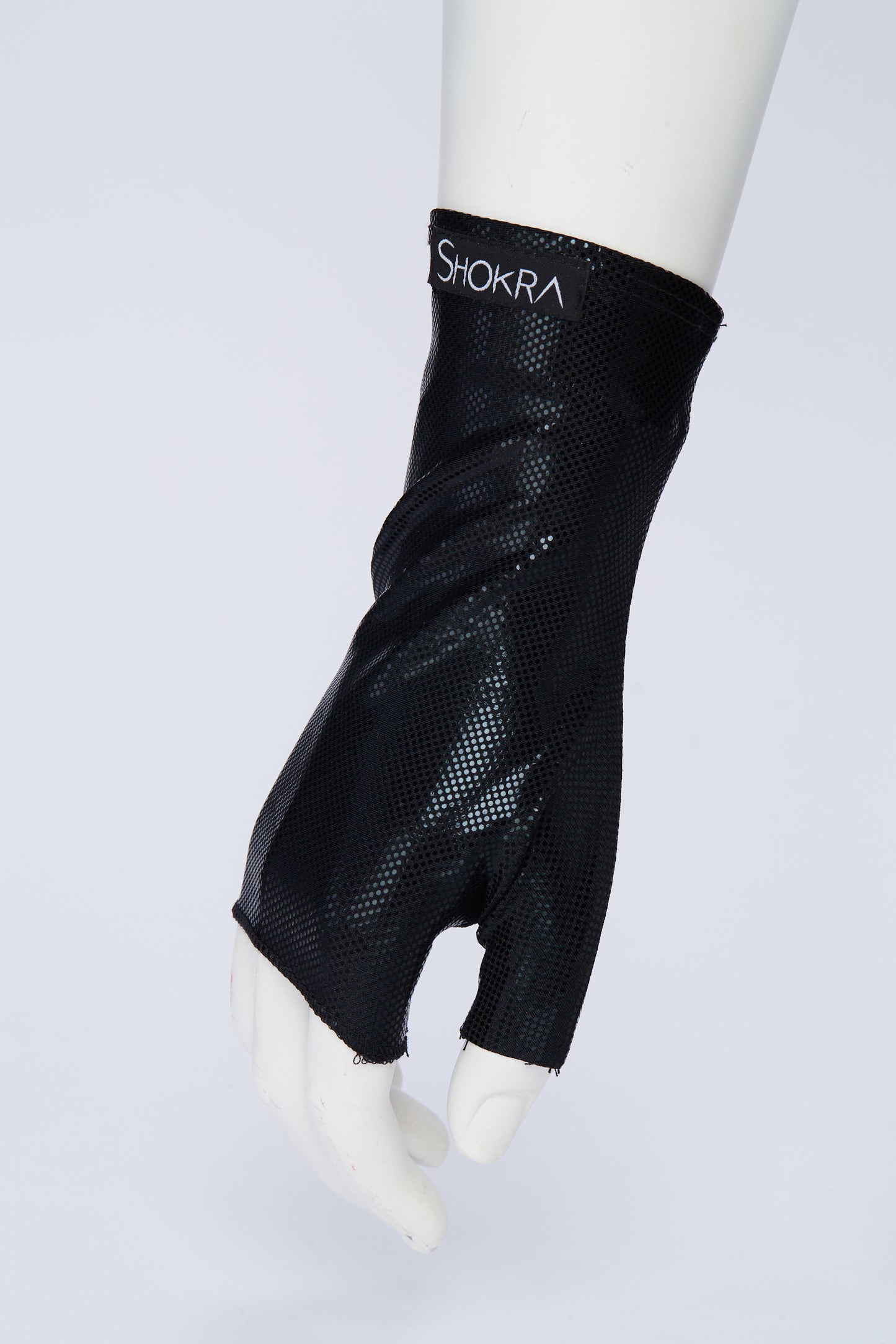 Fingerless Gloves- Wet Black