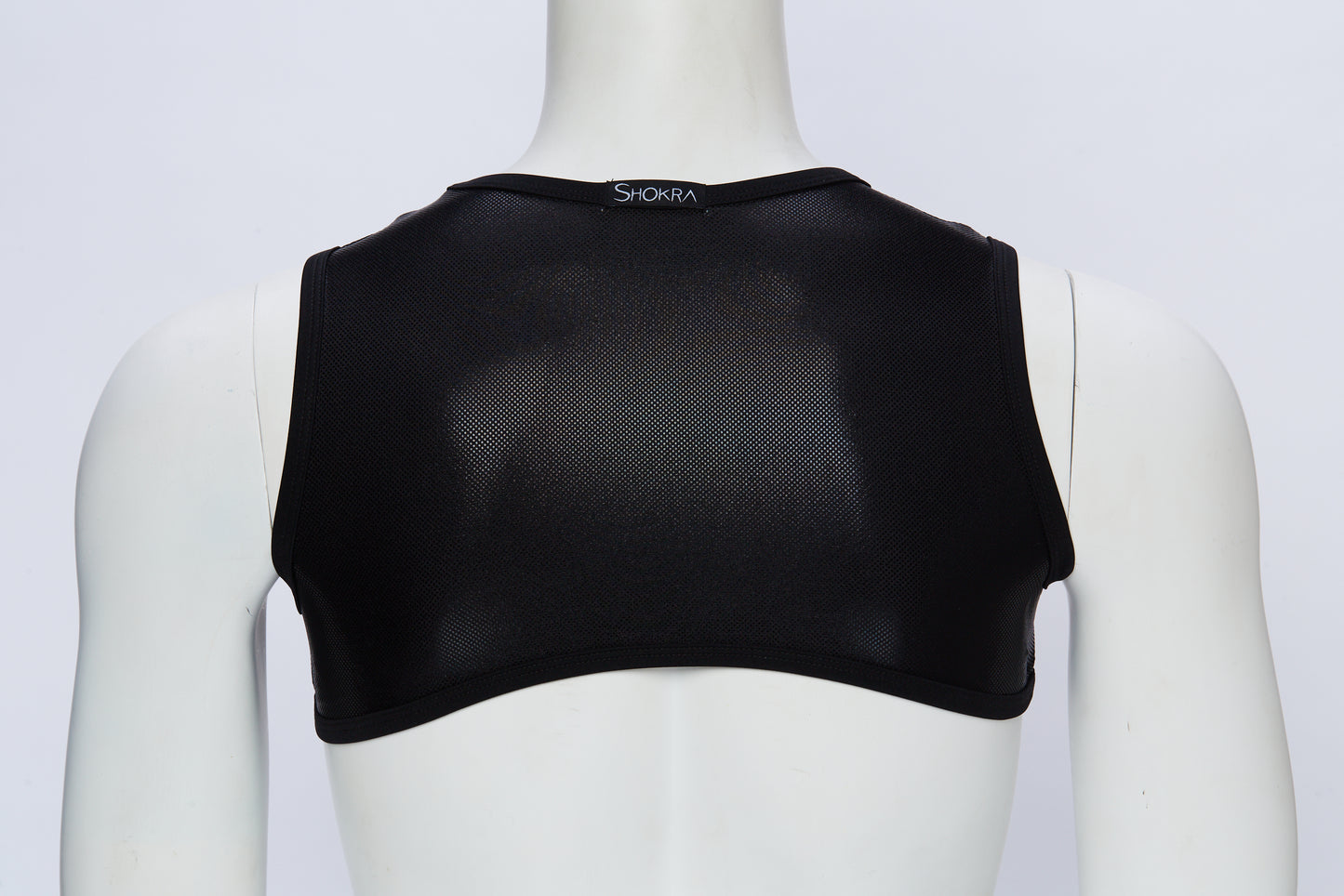 Men's Cropped Harness- Wet Black
