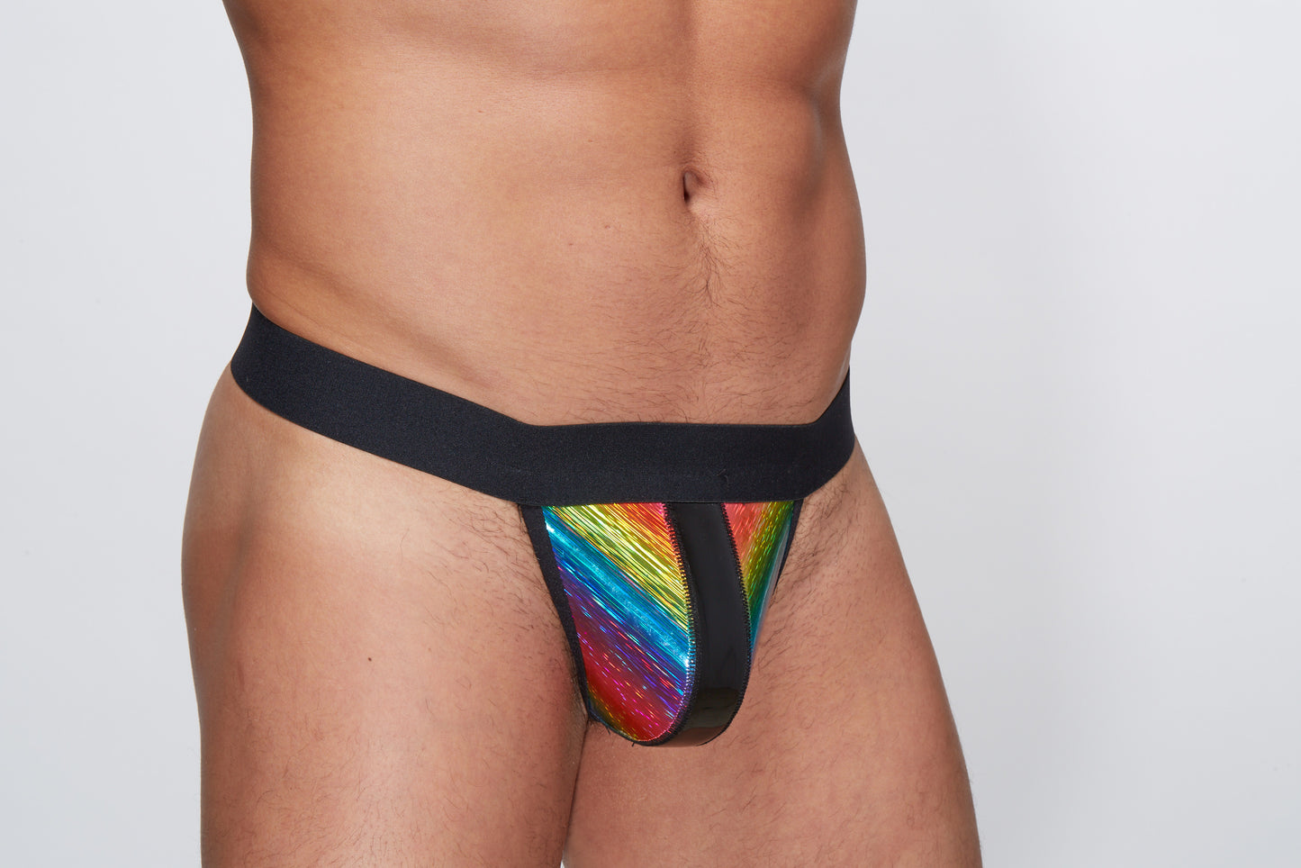 Cupster Thong - Contrast/Rainbow Hologram