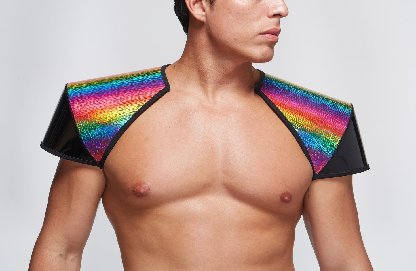 Commander Shoulders - Contrast/Rainbow Hologram