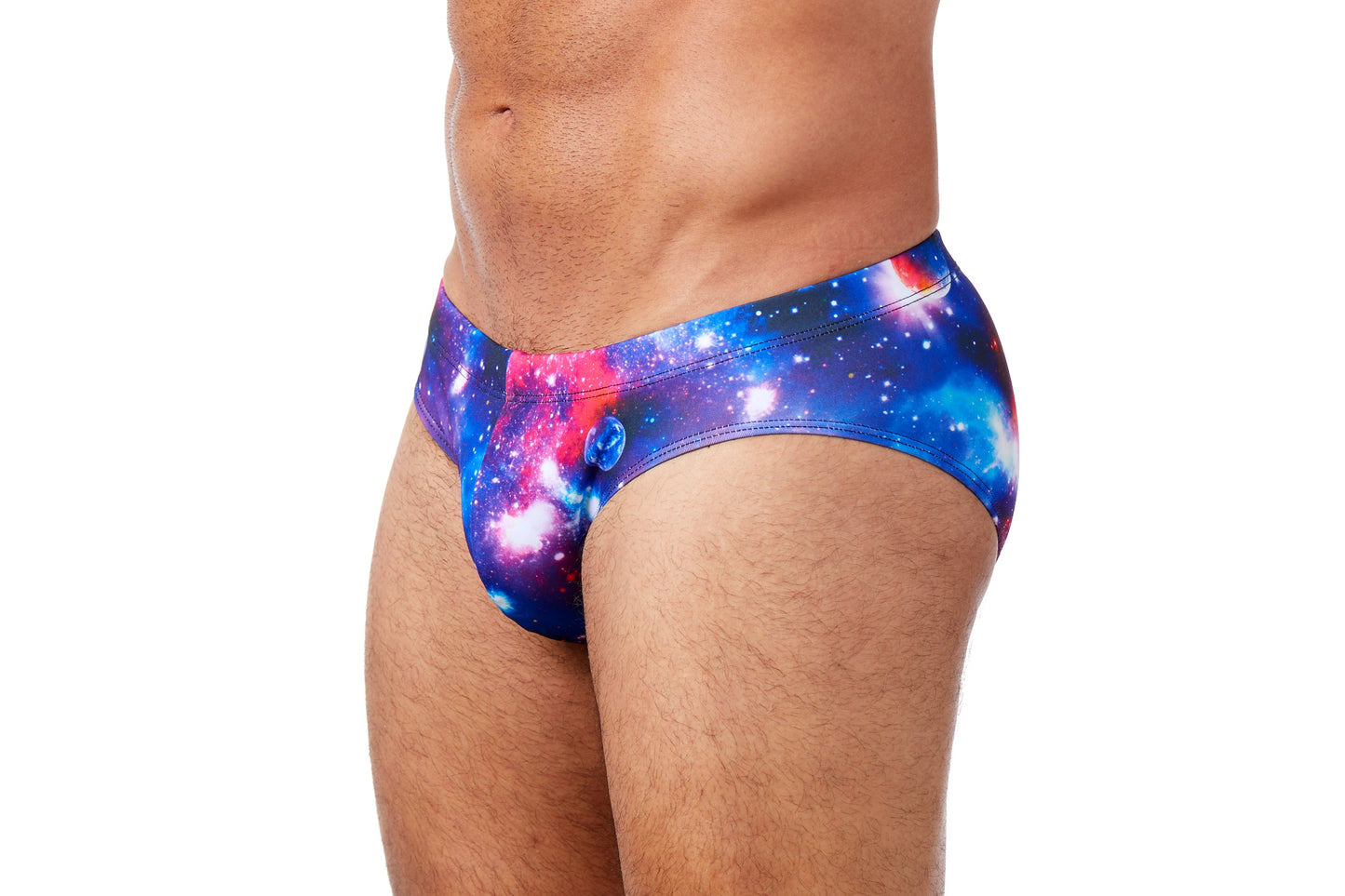 Men's Swim Brief-Summer Vibes Cosmic