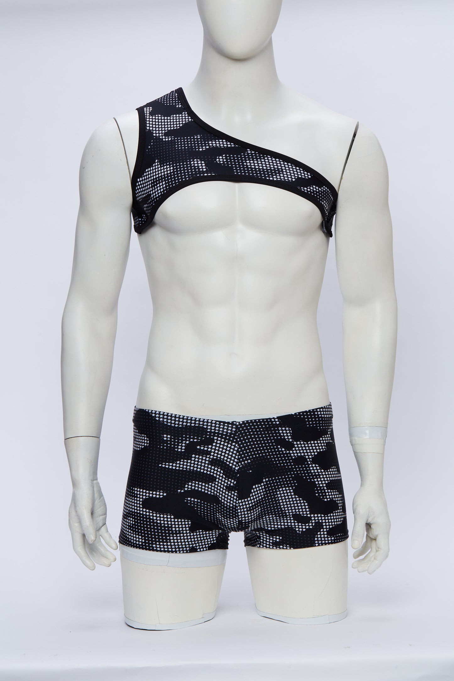 Camostar Asymmetrical Harness with Square Cut Brief