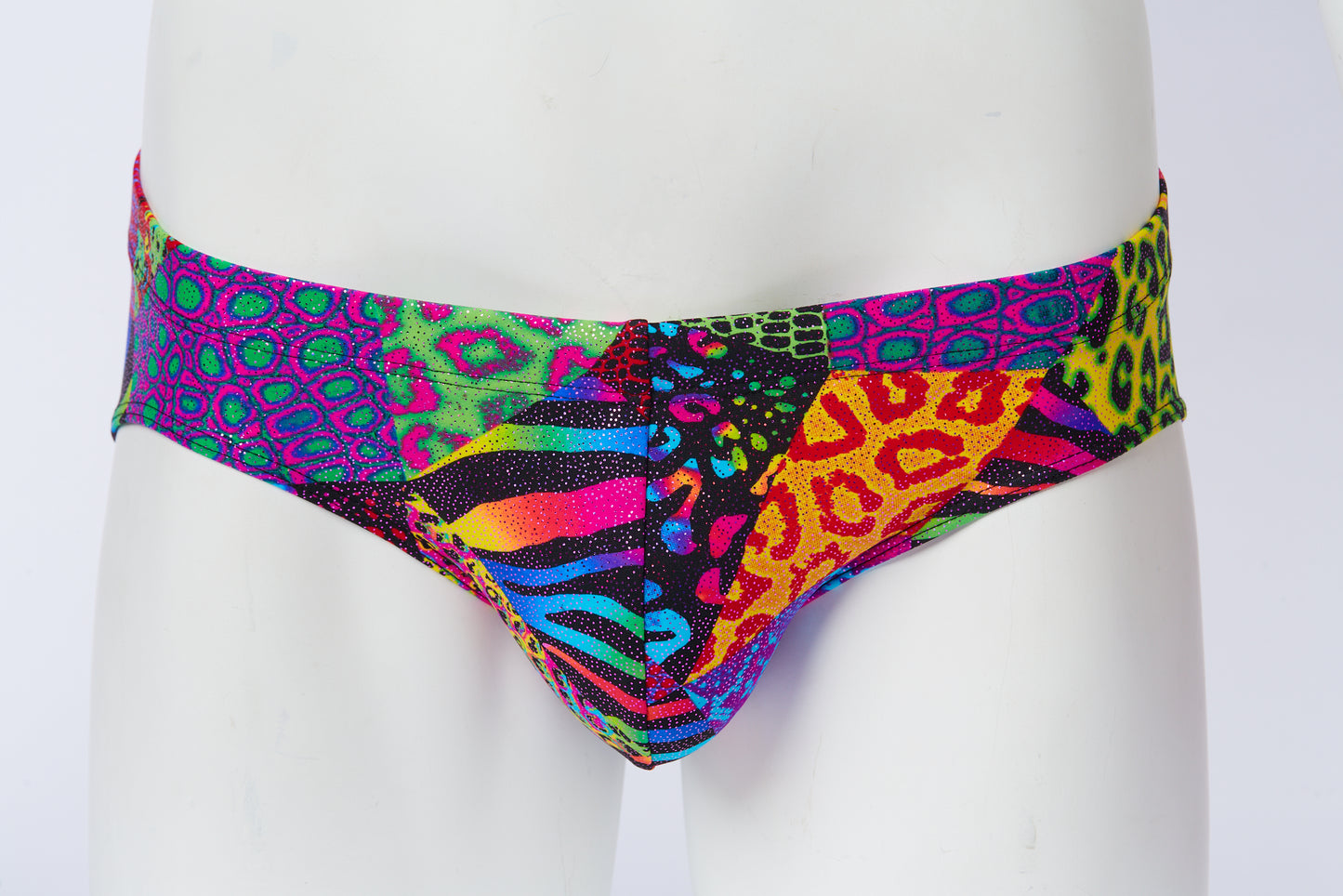 Men's Swim Brief- Zoo Mania