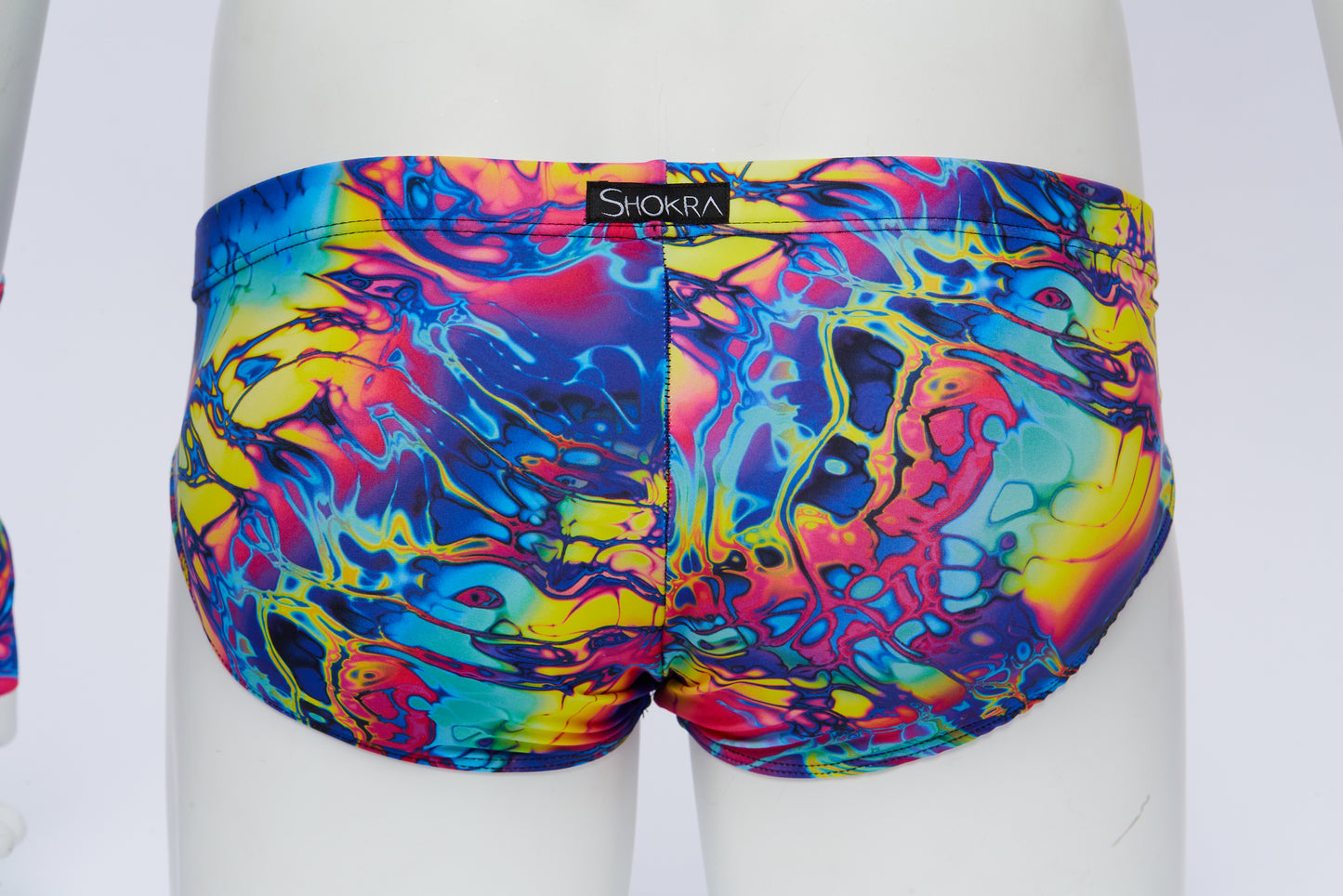 Men's Swim Brief- Rainbow Swirl