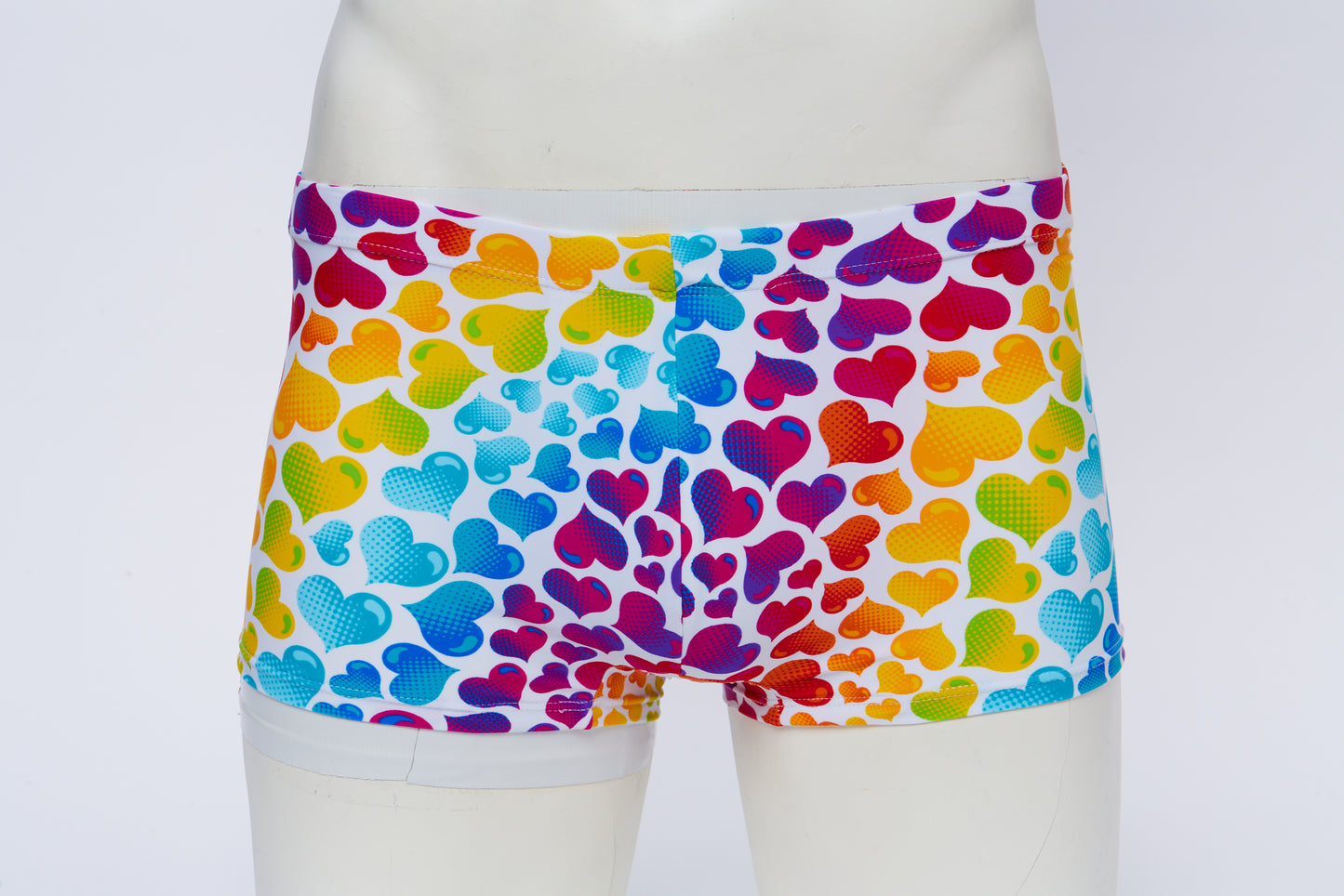 Men's Square Cut Short- Heart