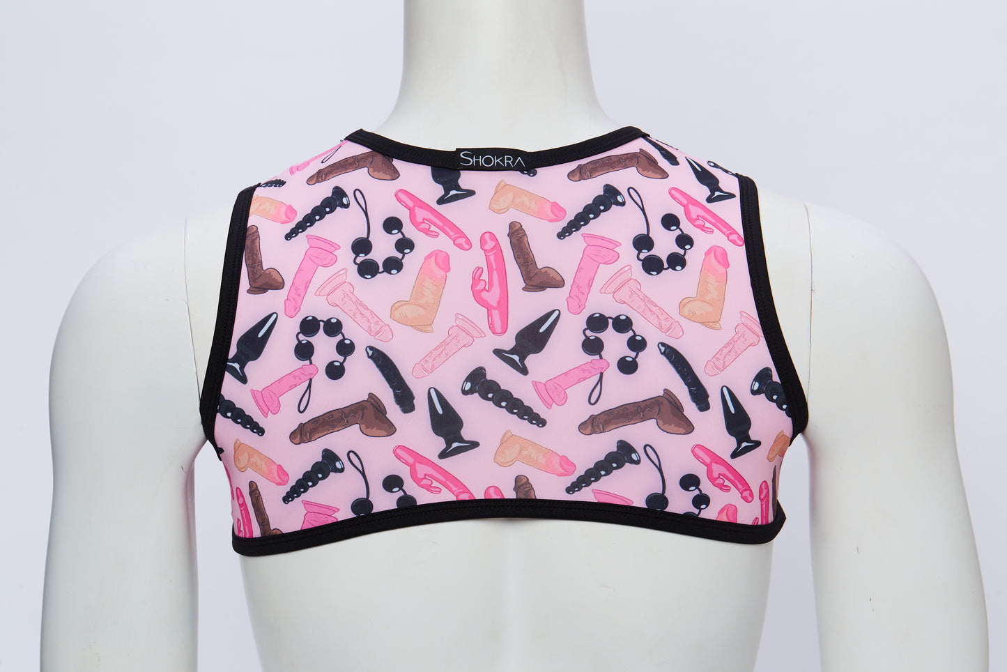 Men's Cropped Harness- Hologram Weiner Fest