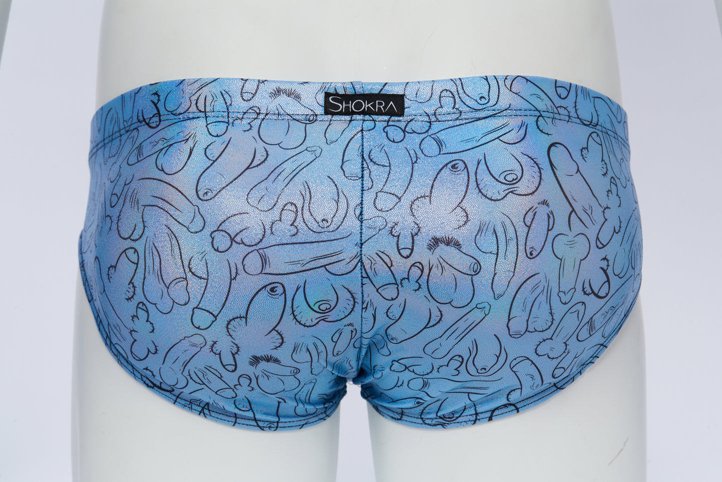 Men's Swim Brief- Hologram Weiner Fest