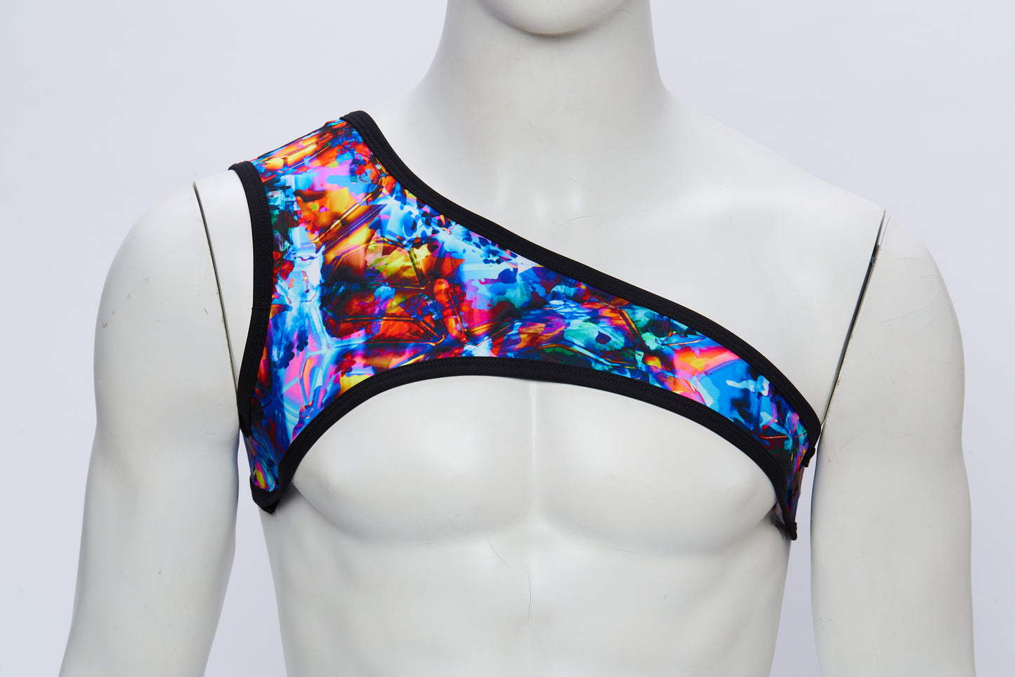 Men's Asymmetrical Harness- Kaleidoscope