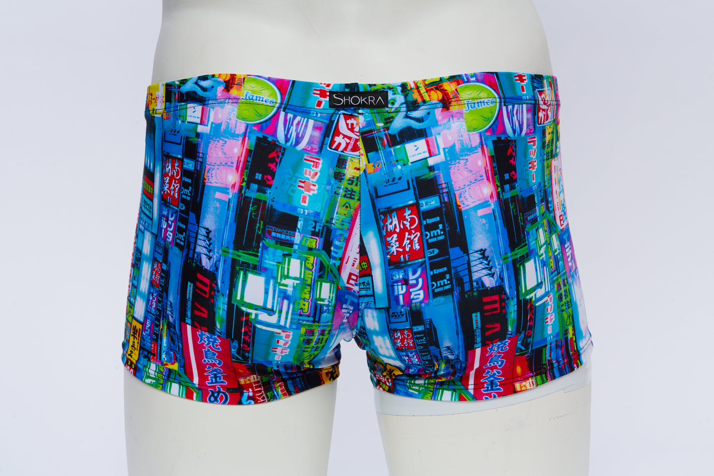 Men's Square Cut Short- Tokyo Lights