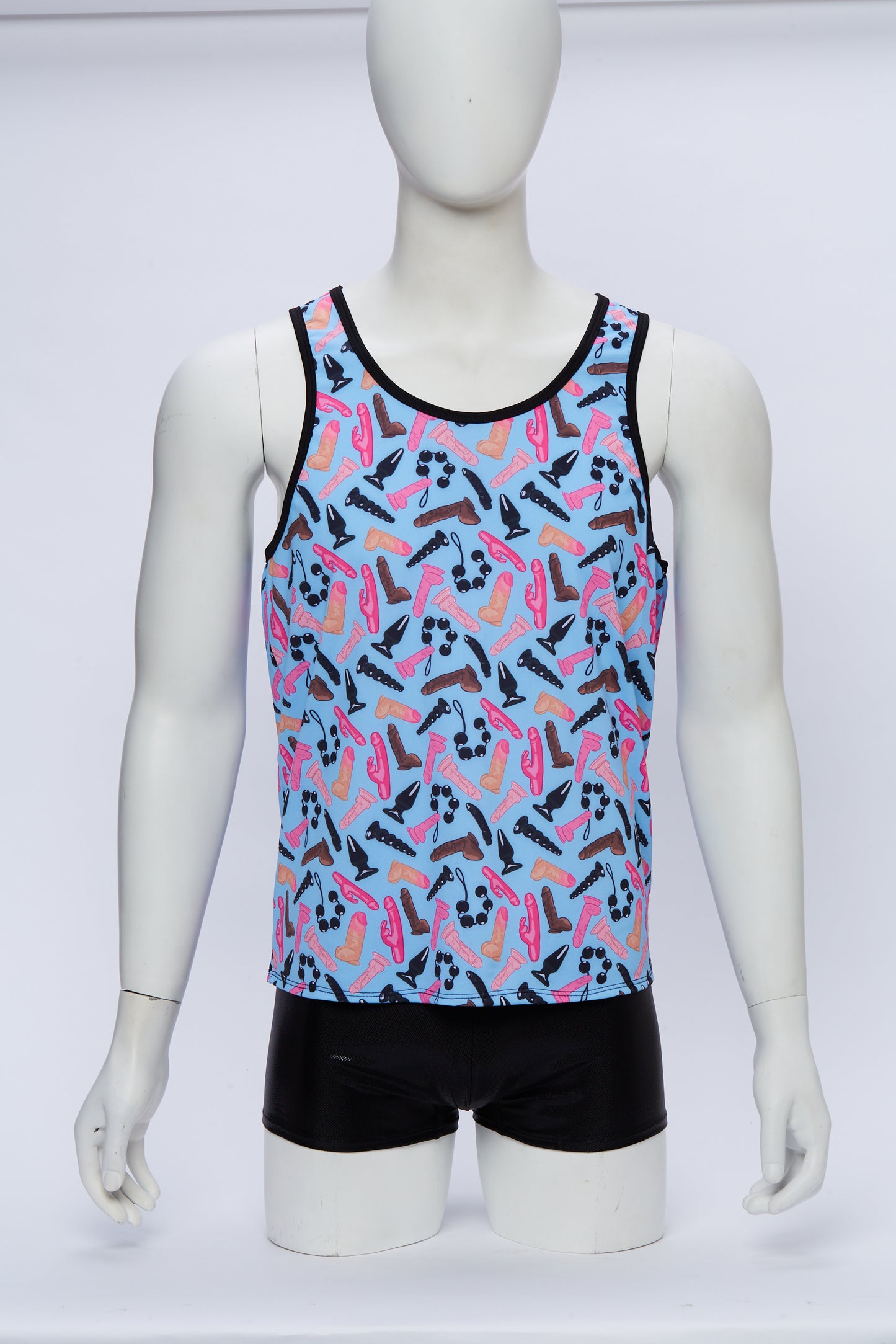 Men's Sport Tank- Happy Hole