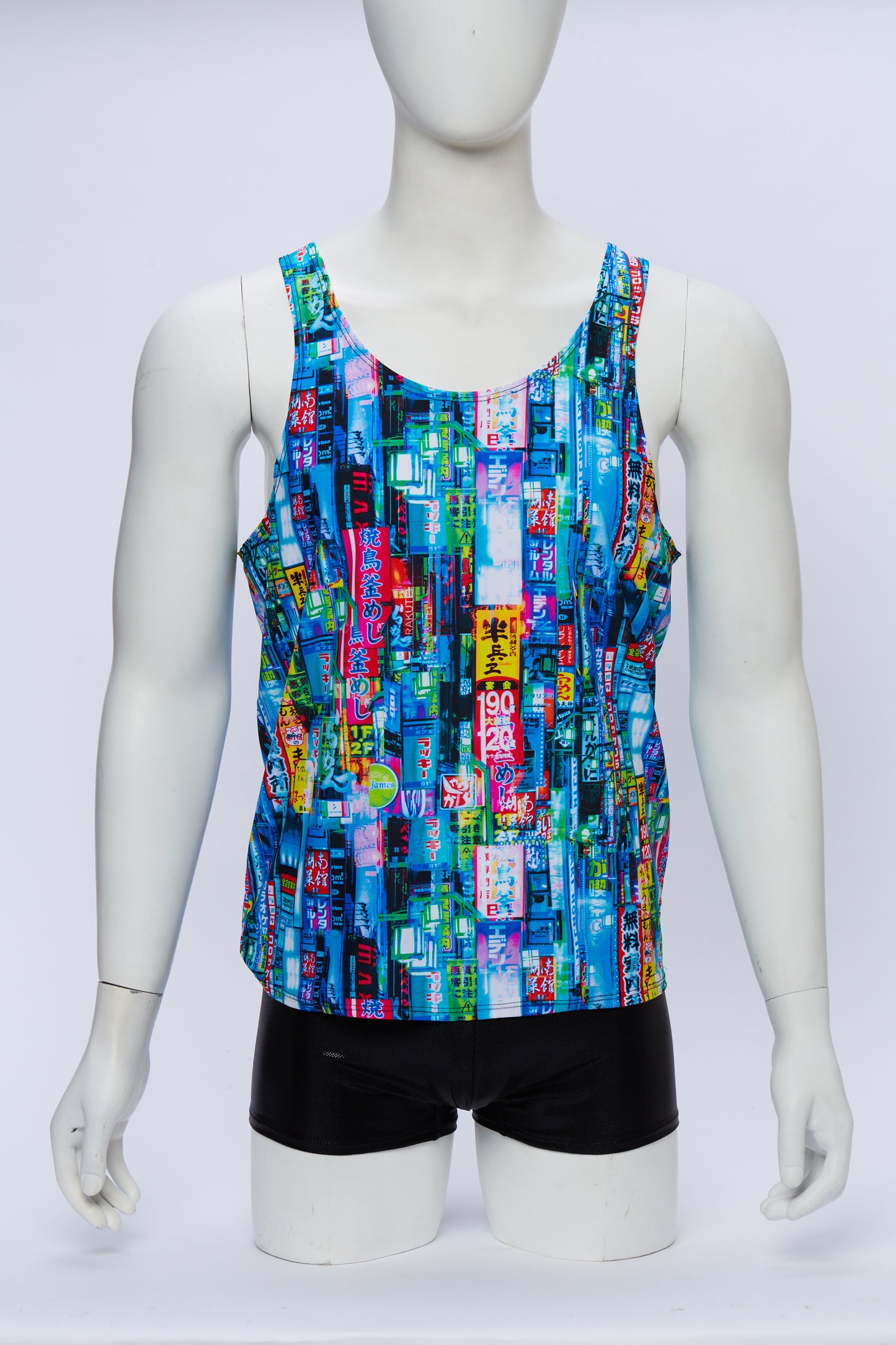 Men's Sport Tank- Tokyo Lights