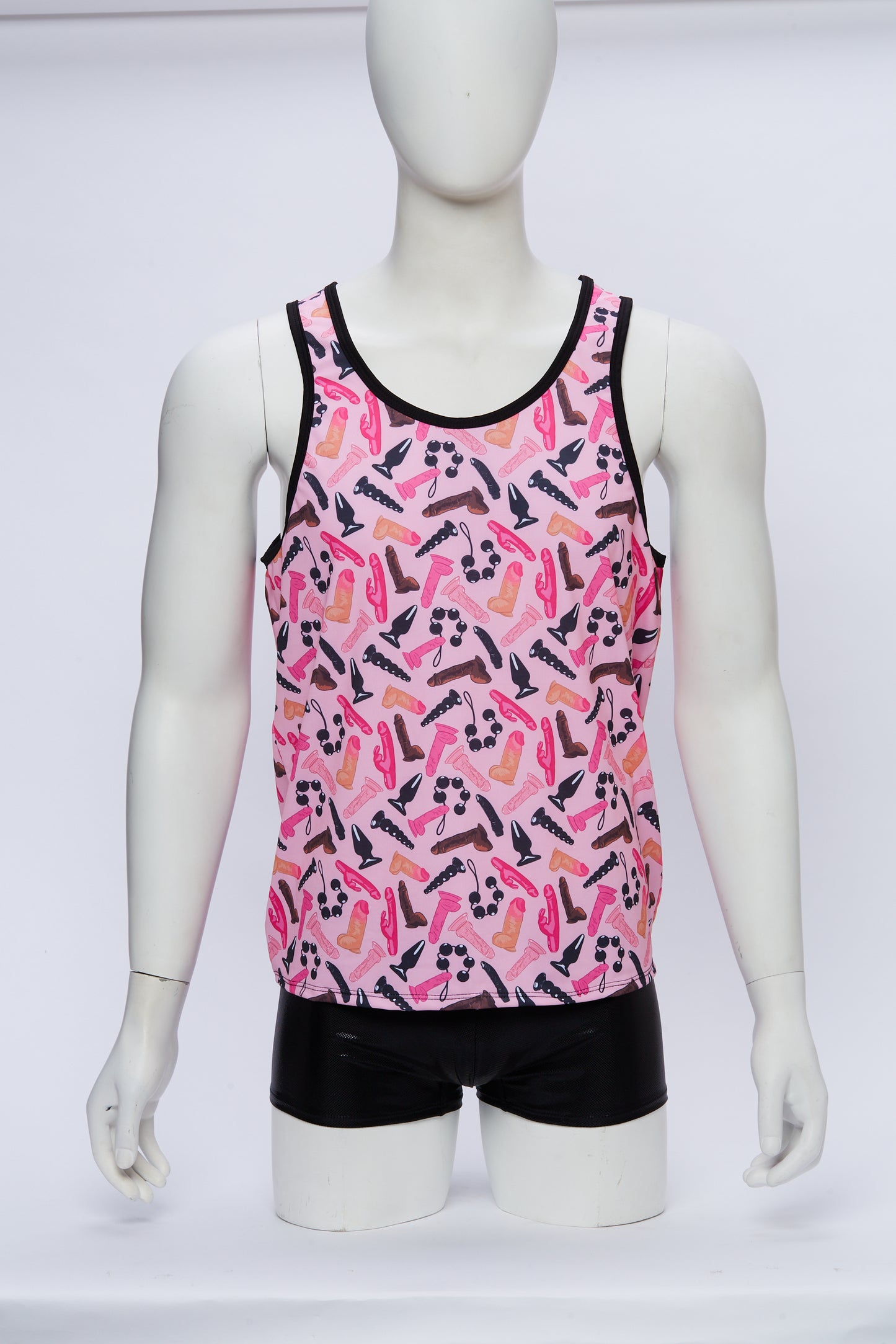 Men's Sport Tank- Happy Hole