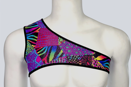 Men's Asymmetrical Harness- Zoo Mania