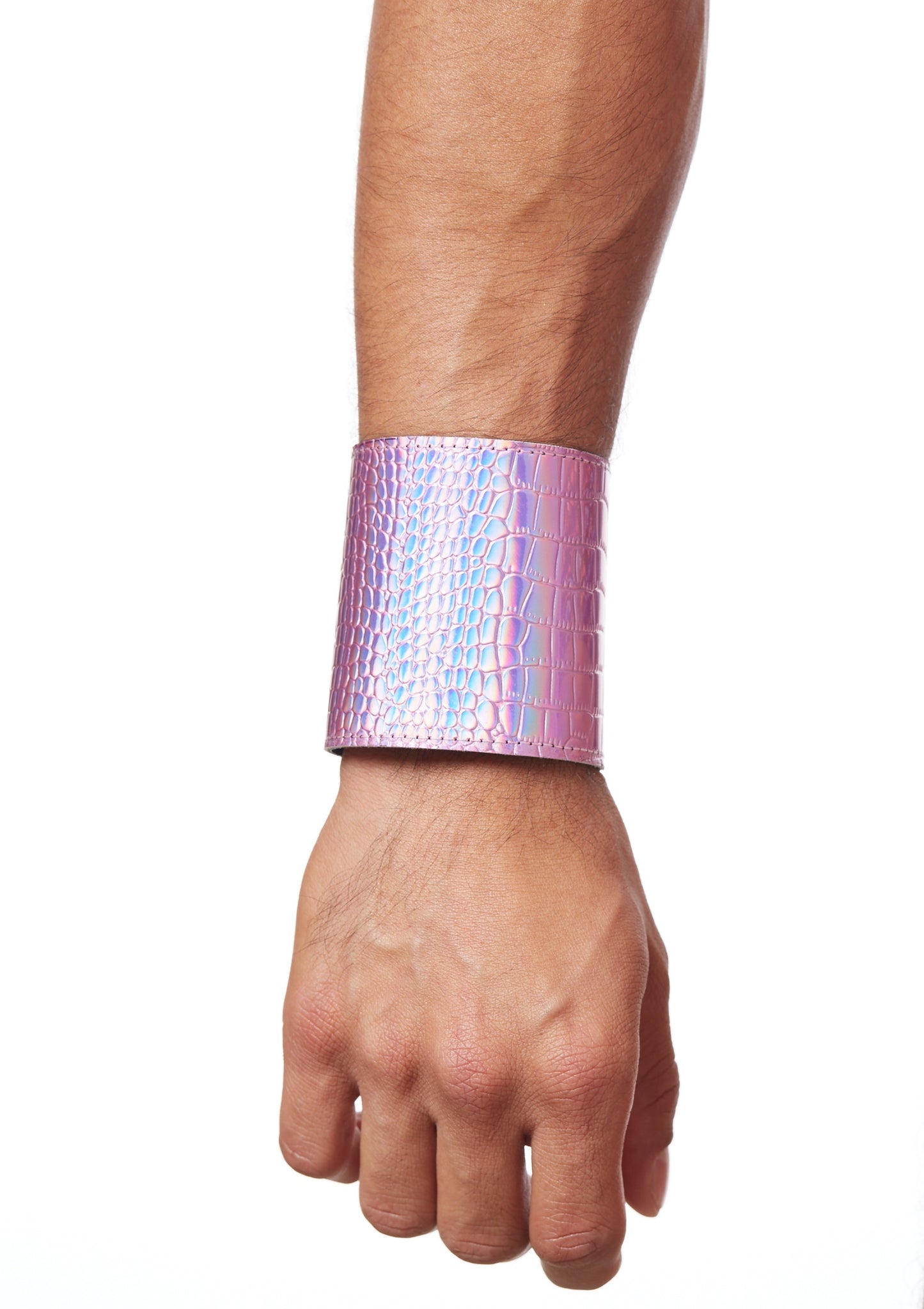 Cuff (Single) - Solid/Hologram Crocodile