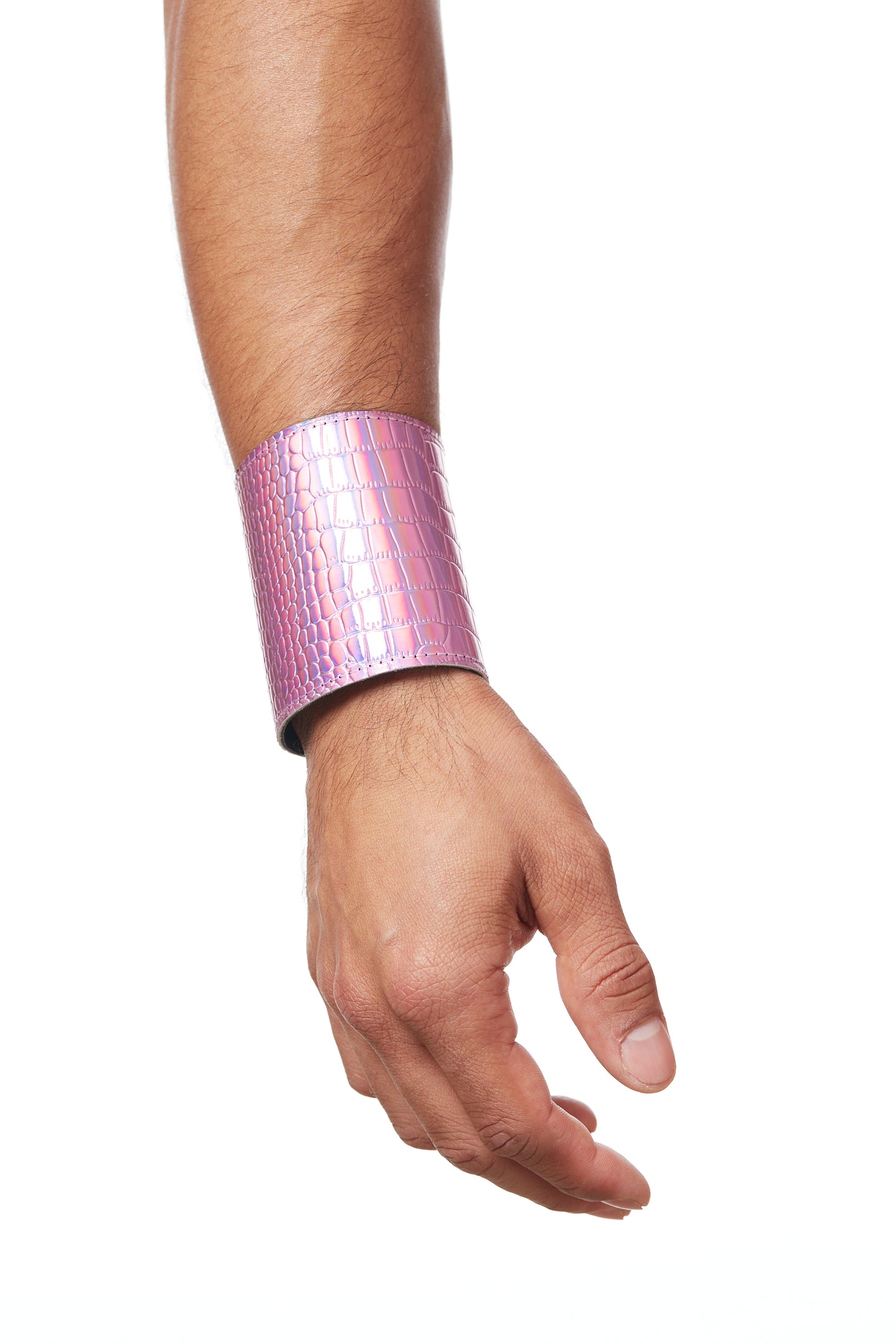 Cuff (Single) - Solid/Hologram Crocodile